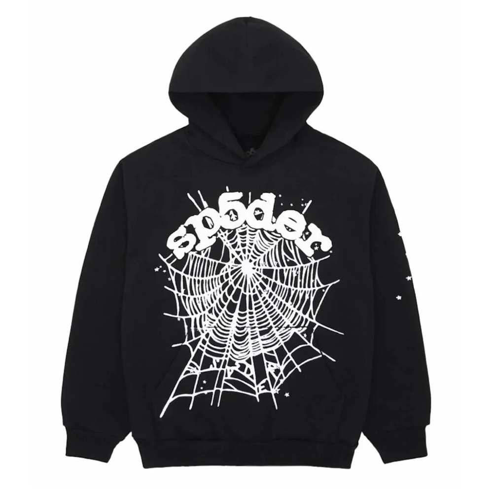 Black Sp5der Hoodie Sweater